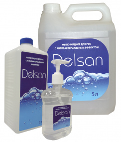Мыло жидкое антибактериальное DELSAN